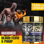 6 - Vitaminnica Battle Zone Pre-Workout,  0.53 lb  Blue Raspberry 
