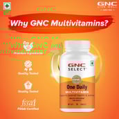 3 - GNC Select One Daily Multivitamin,  30 tablet(s)  Unflavoured 