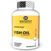 1 - Naturyz Burpfree Nano Salmon Fish Oil with Vitamin D3, 50 softgels