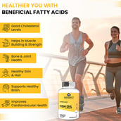 5 - Naturyz Burpfree Nano Salmon Fish Oil with Vitamin D3, 50 softgels