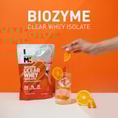 2 - MuscleBlaze Biozyme Clear Whey Isolate,  1.2 lb  Icy Orange