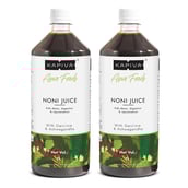 1 - Kapiva Noni Juice (Al-Round Tonic),  Unflavoured (Pack of 2)  1 L 