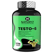 1 - Naturyz Testo-6 Testosterone Booster Tribulus & Ashwagandha,  60 tablet(s)  Unflavoured 