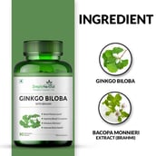 6 - Simply Herbal Ginkgo Biloba with Brahmi,  90 veggie capsule(s) 