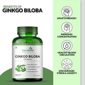 5 - Simply Herbal Ginkgo Biloba with Brahmi,  90 veggie capsule(s) 