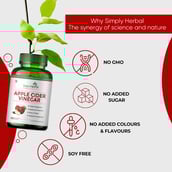6 - Simply Herbal Apple Cider Vinegar,  90 capsules  Unflavoured 