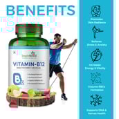 3 - Simply Herbal Vitamin B12,  100 capsules  Unflavoured 