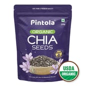 2 - Pintola Organic Chia Seeds,  250 g  Unflavoured 