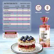 4 - Pintola Wholegrain Brown Rice Cakes,  Multigrain Unsalted  130 g 