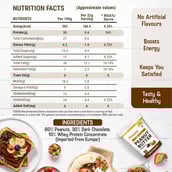 4 - Pintola High Protein Peanut Butter,  1 kg  Dark Chocolate Crunchy 