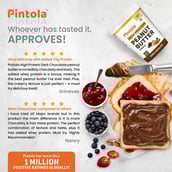 8 - Pintola High Protein Peanut Butter,  0.510 kg  Dark Chocolate Creamy 