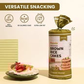 6 - Pintola Wholegrain Brown Rice Cakes,  Unsalted  130 g 