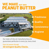 6 - Pintola Classic Peanut Butter,  0.350 kg  Creamy 