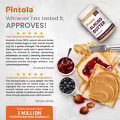 2 - Pintola All Natural Almond Butter,  Crunchy  1 kg 