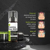 4 - Ustraa Foaming Face Wash,  150 ml  for Sensitive Skin 