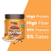 1 - Beyond Food Peanut Butter,  500 g  Super Crunchy 