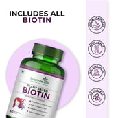 6 - Simply Herbal Plant Based Biotin with Keratin & Calcium,  60 tablet(s)  Unflavoured (Pack of 3) 