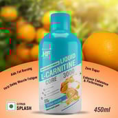 4 - Healthfarm HF Series Liquid L-Carnitine Core 3000,  450 ml  Citrus Splash 