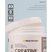 4 - Healthfarm Creatine Monohydrate,  Unflavoured  0.22 lb 