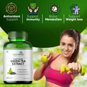 3 - Simply Herbal Green Tea Extract 500mg,  60 capsules  Unflavoured (Pack of 3) 