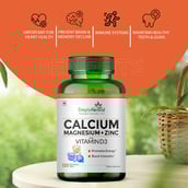 4 - Simply Herbal Calcium Magnesium + Zinc with Vitamin D3, 120 tablet(s) Unflavoured (Pack of 2)