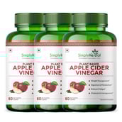 1 - Simply Herbal Apple Cider Vinegar,  90 capsules  Unflavoured (Pack of 3) 