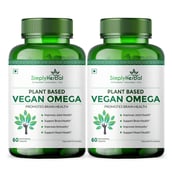 1 - Simply Herbal Vegan Omega 500mg (Pack of 2), 60 capsules