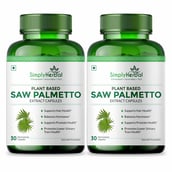 1 - Simply Herbal Saw Palmetto Extract (Pack of 2),  30 capsules 