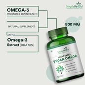 8 - Simply Herbal Vegan Omega 500mg (Pack of 2), 60 capsules