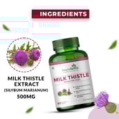 7 - Simply Herbal Milk Thistle 500mg (Pack of 2),  60 capsules 