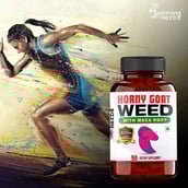 4 - Humming Herbs Horny Goat Weed with Maca Root,  180 capsules 