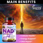 5 - Humming Herbs NAD+,  60 capsules 
