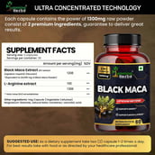 7 - Humming Herbs Black Maca,  60 capsules 