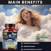 5 - Humming Herbs Melatonin Dream Support,  60 capsules  Unflavoured 