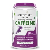 1 - HealthyHey Nutrition Caffeine,  100 capsules  Unflavoured 