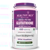 1 - HealthyHey Nutrition Glutathione with Milk Thistle,  Unflavoured  60 capsules 