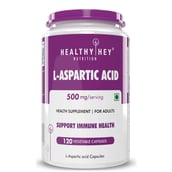 1 - HealthyHey Nutrition L-Aspartic Acid,  120 veggie capsule(s)  120 Servings  Unflavoured 
