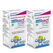 1 - Dr. Morepen Intebact Insta 5 Bn Probiotic,  6 sachets/pack  Delicious Vanilla (Pack of 2) 