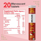 4 - Big Flex Apple Cider Vinegar 750mg with Mother,  20 tablet(s)  Apple 