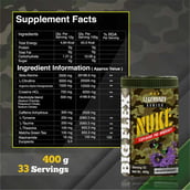 4 - Big Flex Nuke Pre Workout,  0.88 lb  Black Currant 