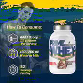 6 - Big Flex Prime Whey Protein,  2.2 lb  Chocolate Cream 