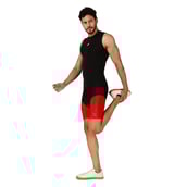 11 - Redesign Nylon Compression Cut Sleeve Tshirt, Black XXL