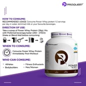 4 - Proquest Raw Power Whey Protein,  4.4 lb  Cafe Mocha 