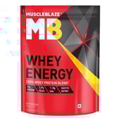 9 - MuscleBlaze Whey Energy with Digezyme, 4.4 lb Chocolate