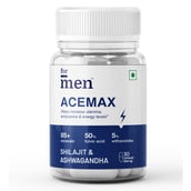 6 - ForMen Testoboost 60 & Acemax Shilajit + Ashwagandha 30 Capsules Combo,  2 Piece(s)/Pack  Performance Booster Kit 
