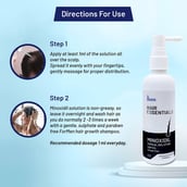 6 - ForMen Minoxidil Topical Hair Growth Solution,  60 ml  for All Types of Hair (Pack of 2) 