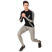 8 - Redesign Nylon Compression Pant,  Light Grey  Medium 