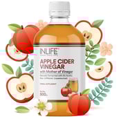 1 - INLIFE Apple Cider Vinegar with Mother,  0.5 L  Natural 