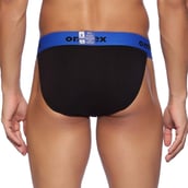 4 - Omtex Rio Supporter Back Covered for Men,  XXL  Blue 