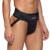 3 - Omtex Gym Supporter (Pack of 2),  XS  Black 